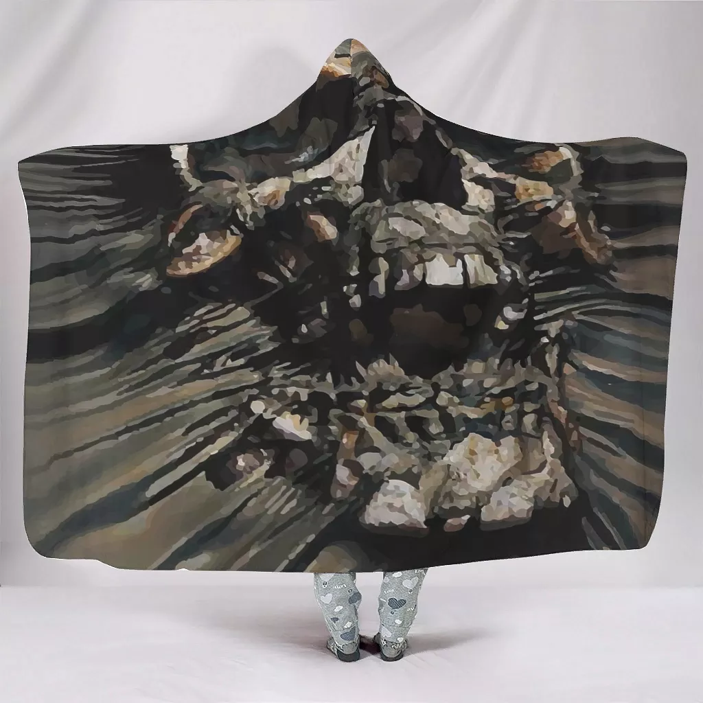 Cool Skull Hooded Blanket Throw 3d Print Super Soft Blanket For Men Women